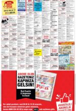 21.05.2020 Posta İstanbul Baskısı Seri İlan Sayfası